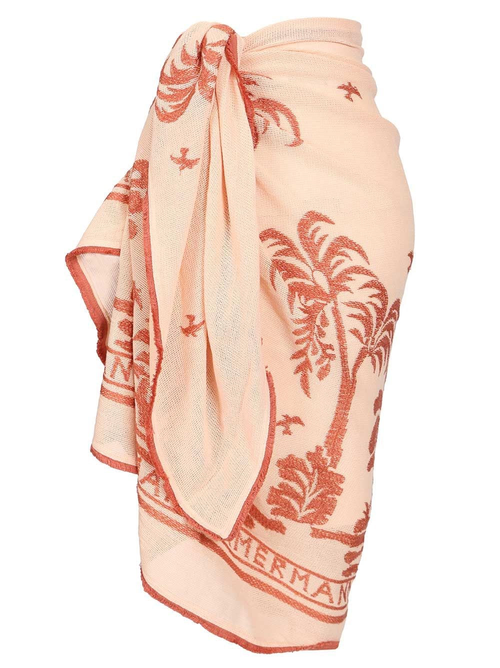 Zimmermann Women Cotton Sarong In Powder Pink ZIMMERMANN