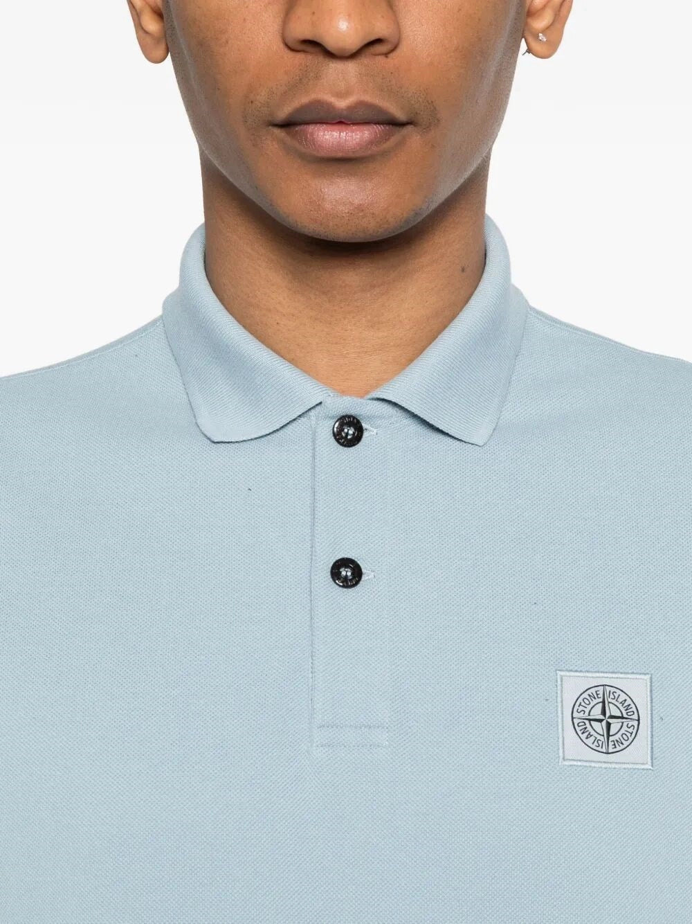 Stone Island Men 50/2 Organic Cotton Piquet Polo STONE ISLAND
