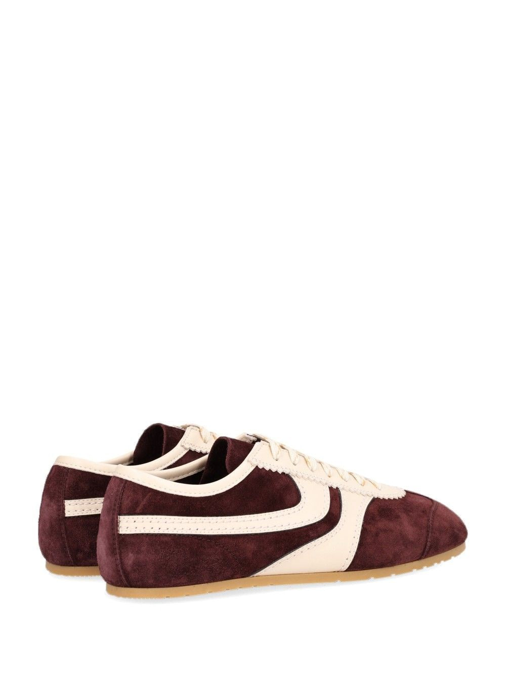 Dries Van Noten Men Suede Sneakers With Leather Trim DRIES VAN NOTEN