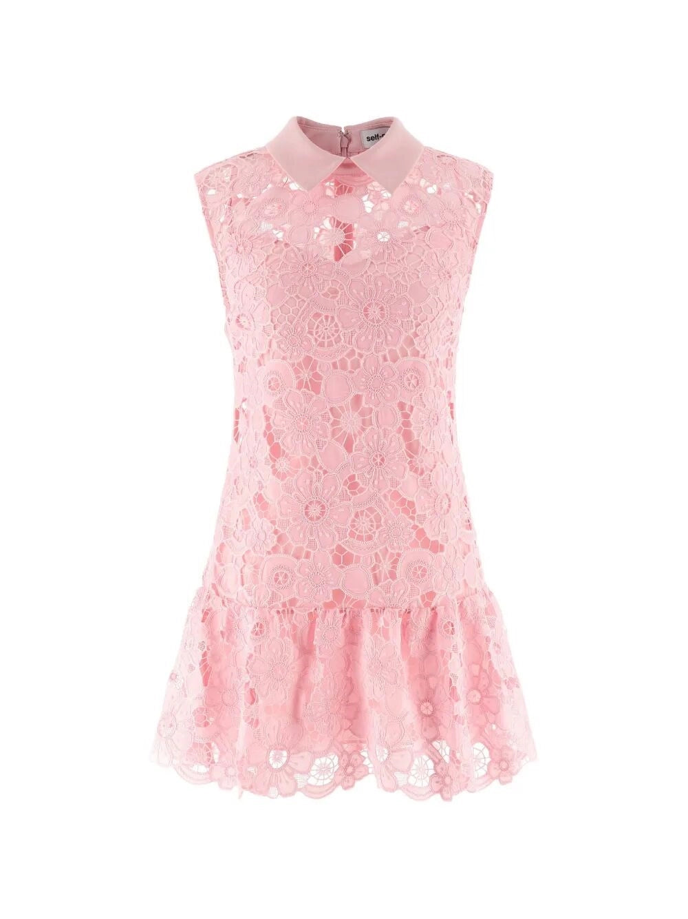 Self-Portrait Women Lace Collared Mini Dress SELF-PORTRAIT