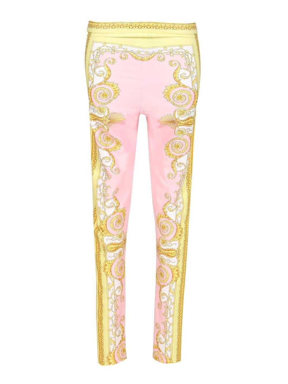 Versace Women Leggings Stampati Primavera Barocco VERSACE