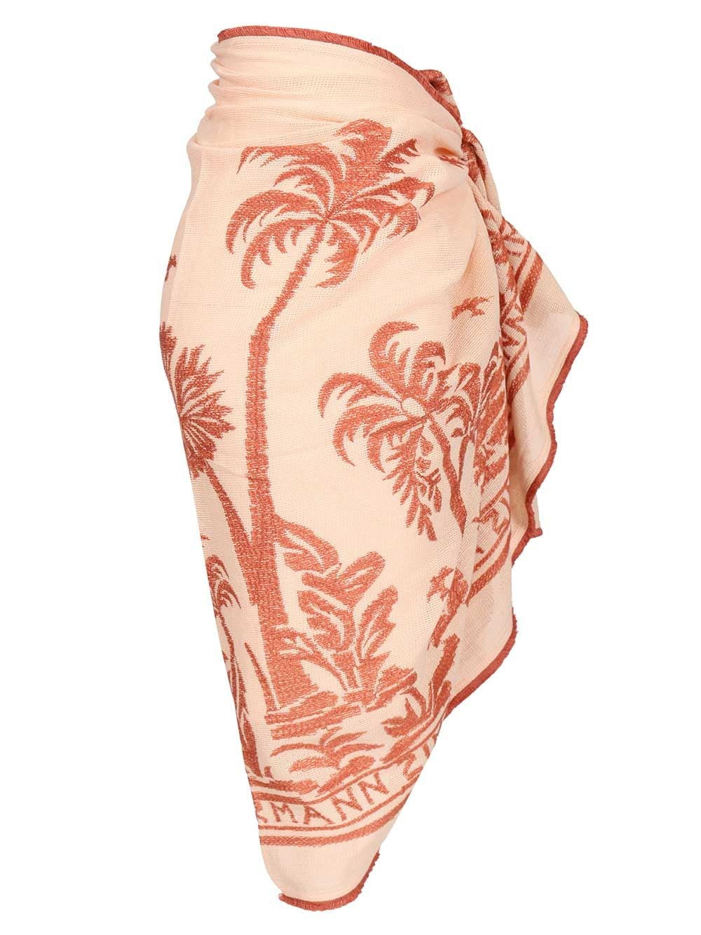 Zimmermann Women Cotton Sarong In Powder Pink ZIMMERMANN