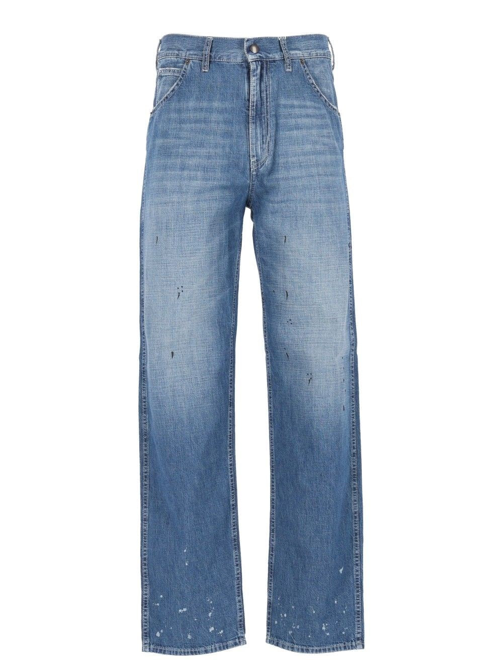 Maison Margiela Men Treated Denim Jeans MAISON MARGIELA