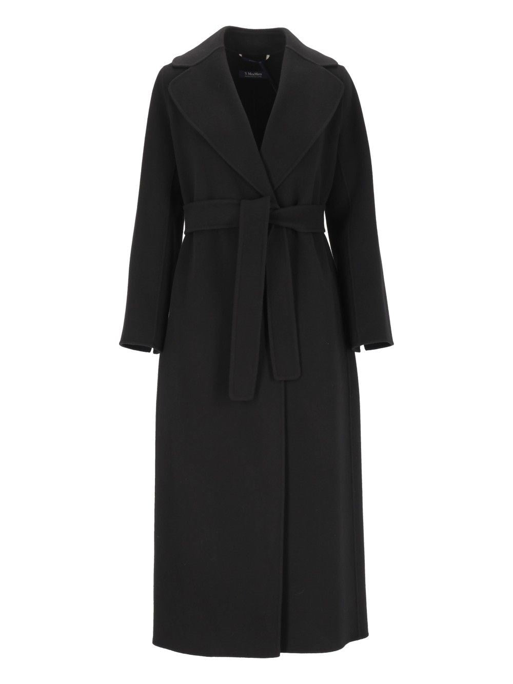 ' S Max Mara Women Poldo Wool Drap Dressing Gown Coat ' S Max Mara