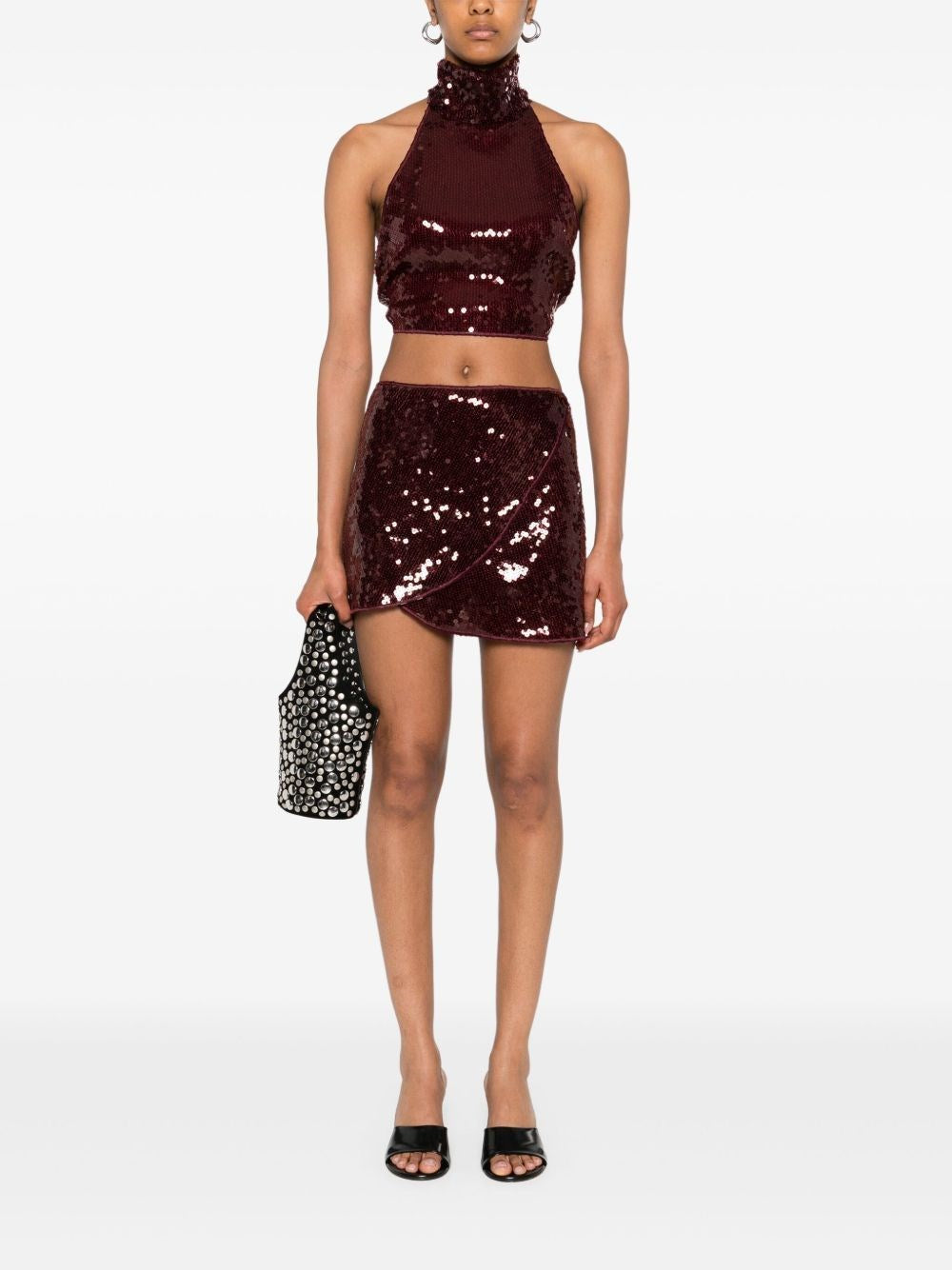 Oseree Women Short Pareo With Sequins OSEREE