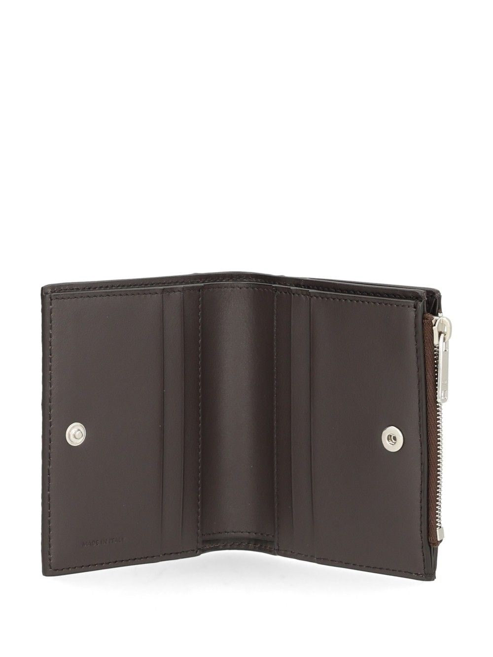 Celine Men Compact Wallet In Grained Calfskin CELINE