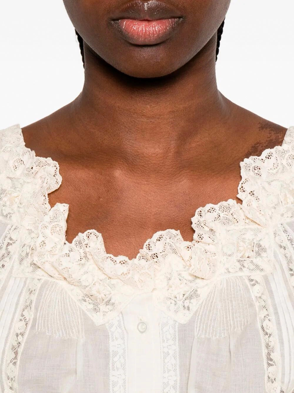 Ermanno Scervino Women Top With Embroidery ERMANO SCERVINO