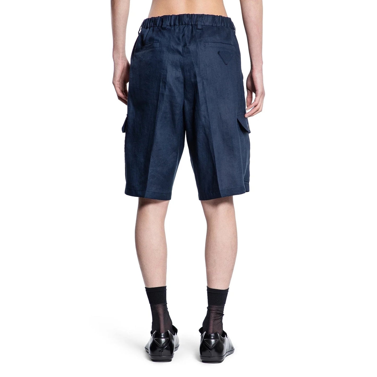 Prada Linen Bermuda Men PRADA
