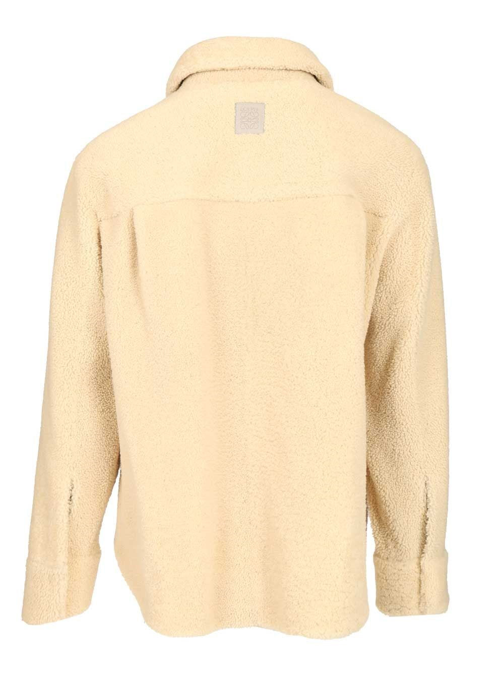 Loewe Men Shearling Overshirt LOEWE
