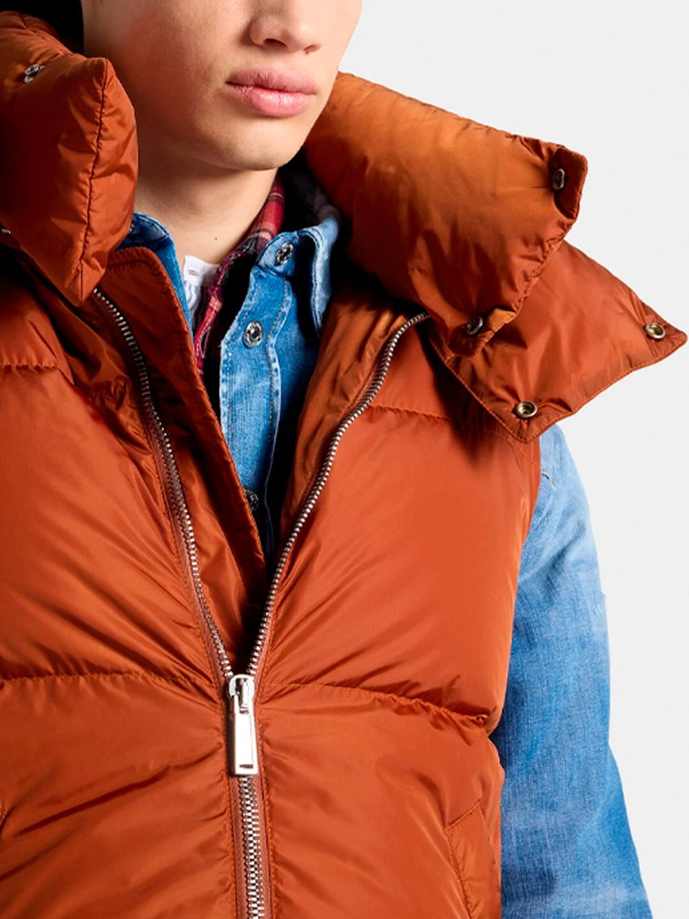 Dsquared2 Men Hooded Down Vest DSQUARED2