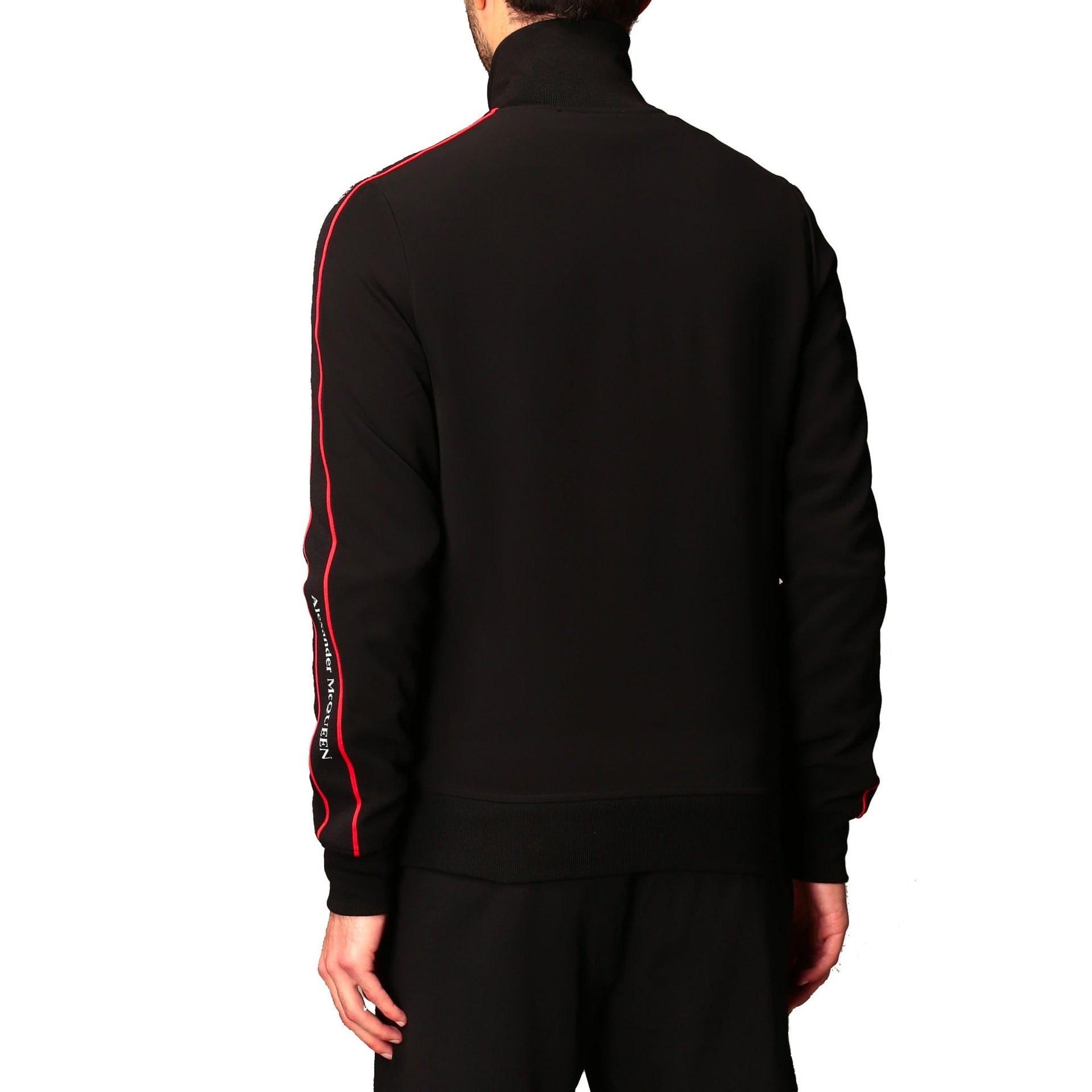 Alexander Mcqueen Logo Zipped Sweatshirt Men ALEXANDER MCQUEEN