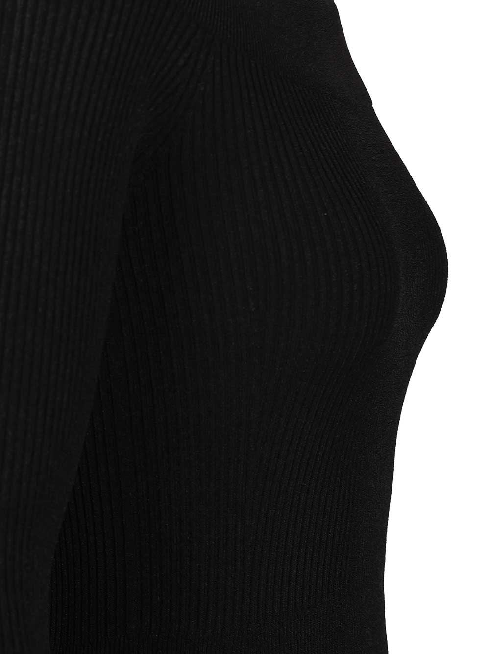 Alaïa Women Ribbed Knit Bodysuit ALAIA