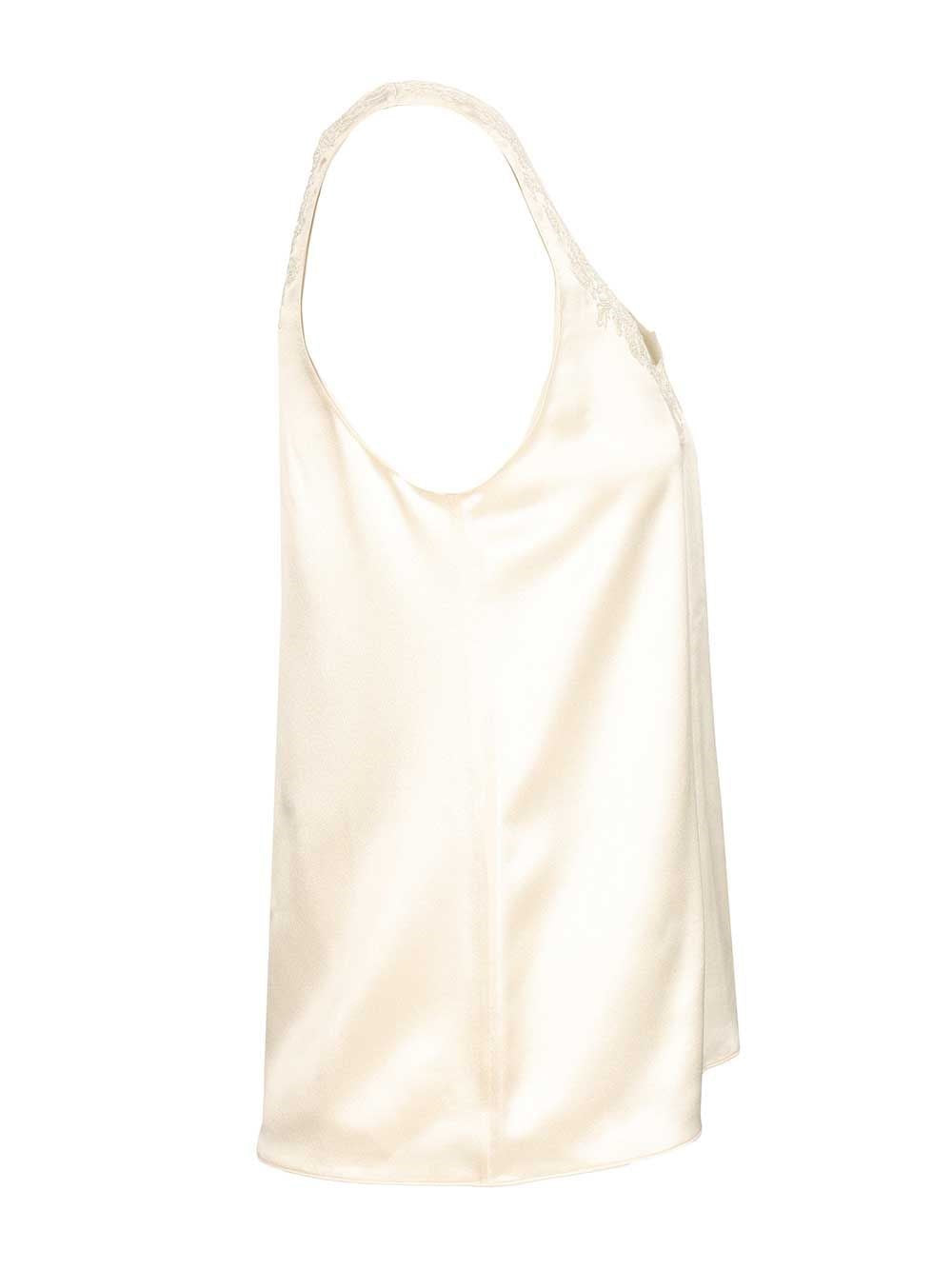 Celine Women Silk Satin Lingerie Top CELINE