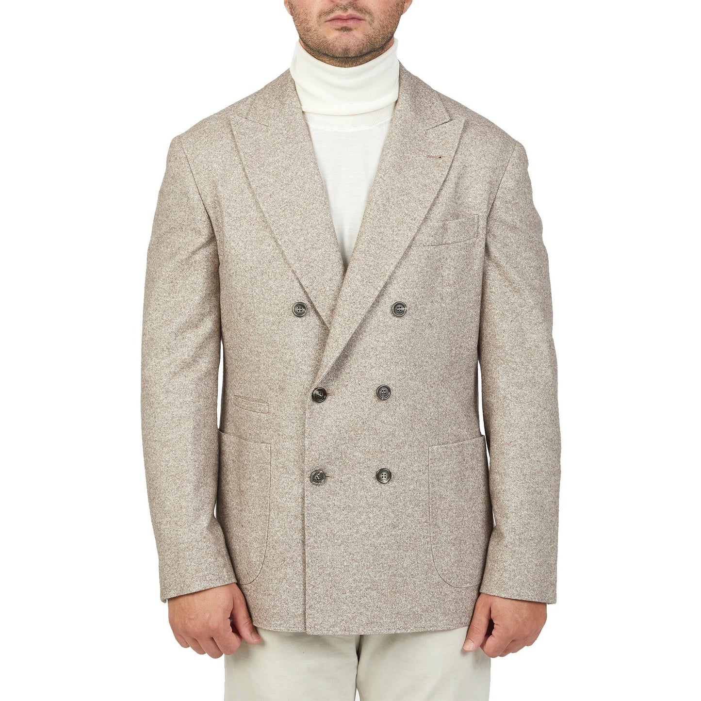 Brunello Cucinelli Double-Breasted Wool Jacket Men BRUNELLO CUCINELLI