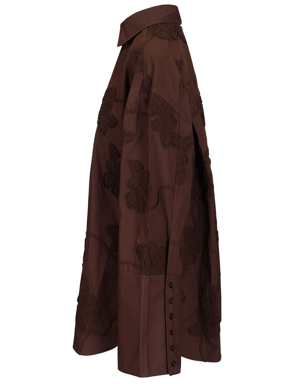 Rotate Women Flower Oversized Shirt ROTATE
