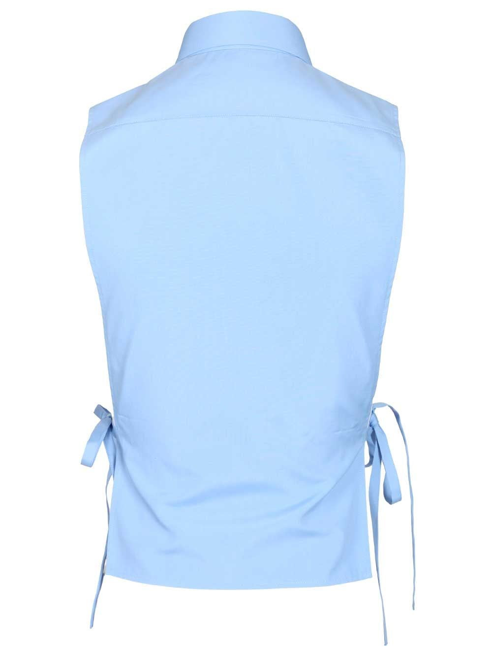 Miu Miu Women Sleeveless Poplin Shirt MIU MIU