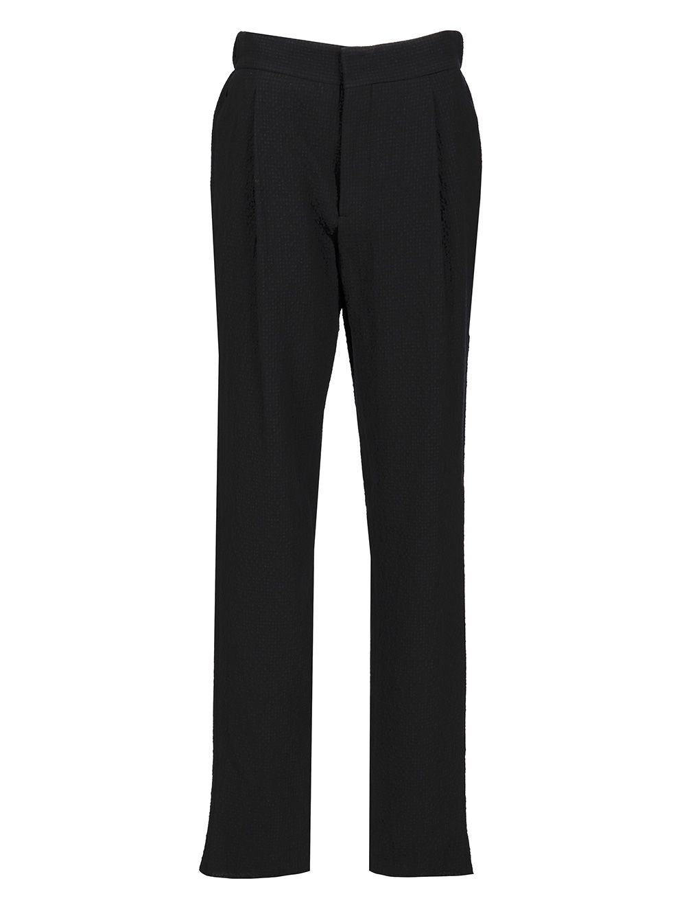 Giorgio Armani Men Stretch Wool Single Pleat Trousers GIORGIO ARMANI