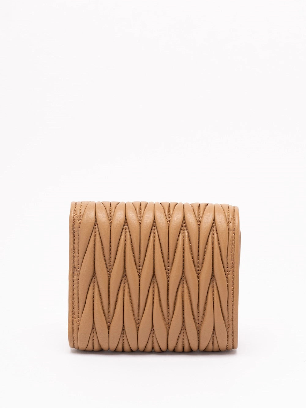 Miu Miu Women Small Matelassé Nappa Leather Wallet MIU MIU