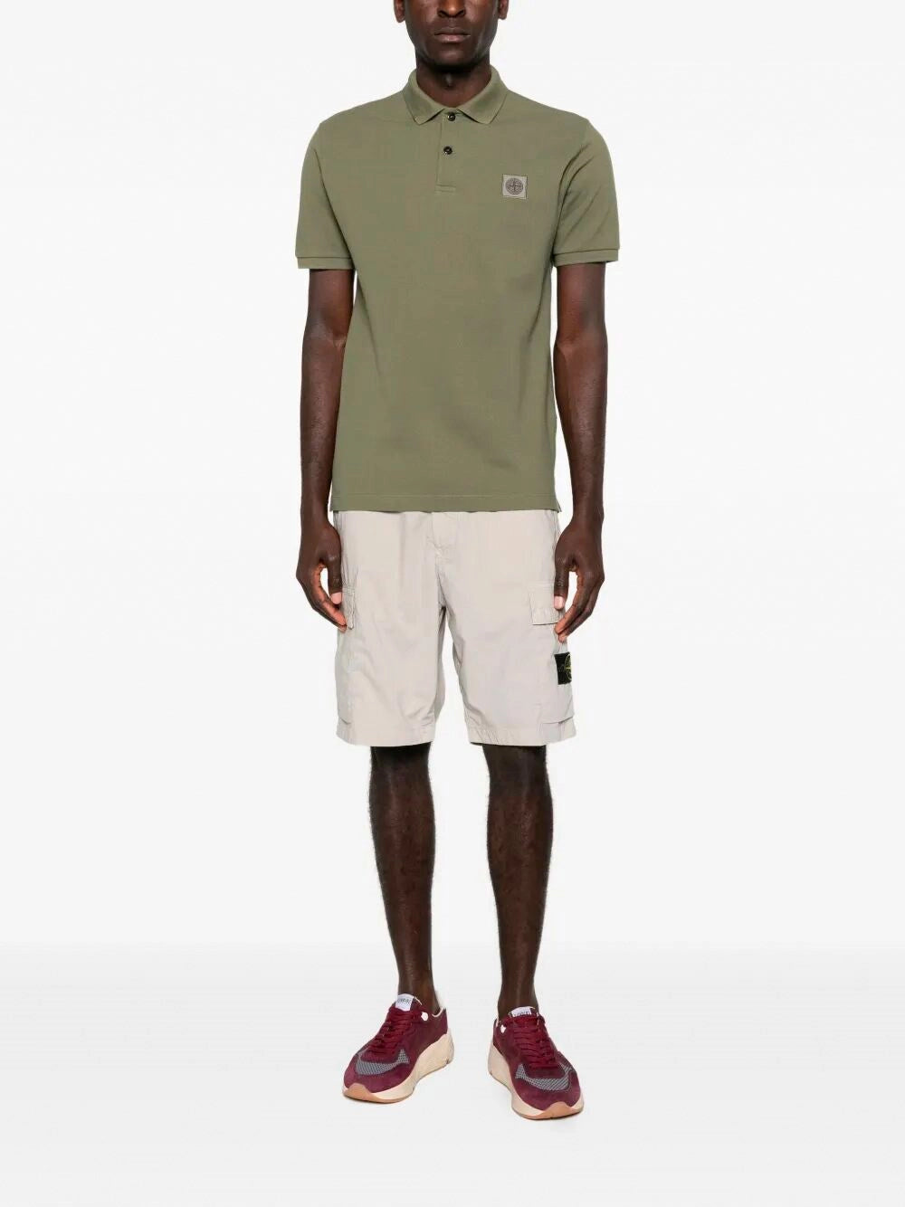 Stone Island Men 50/2 Organic Cotton Piquet Polo STONE ISLAND