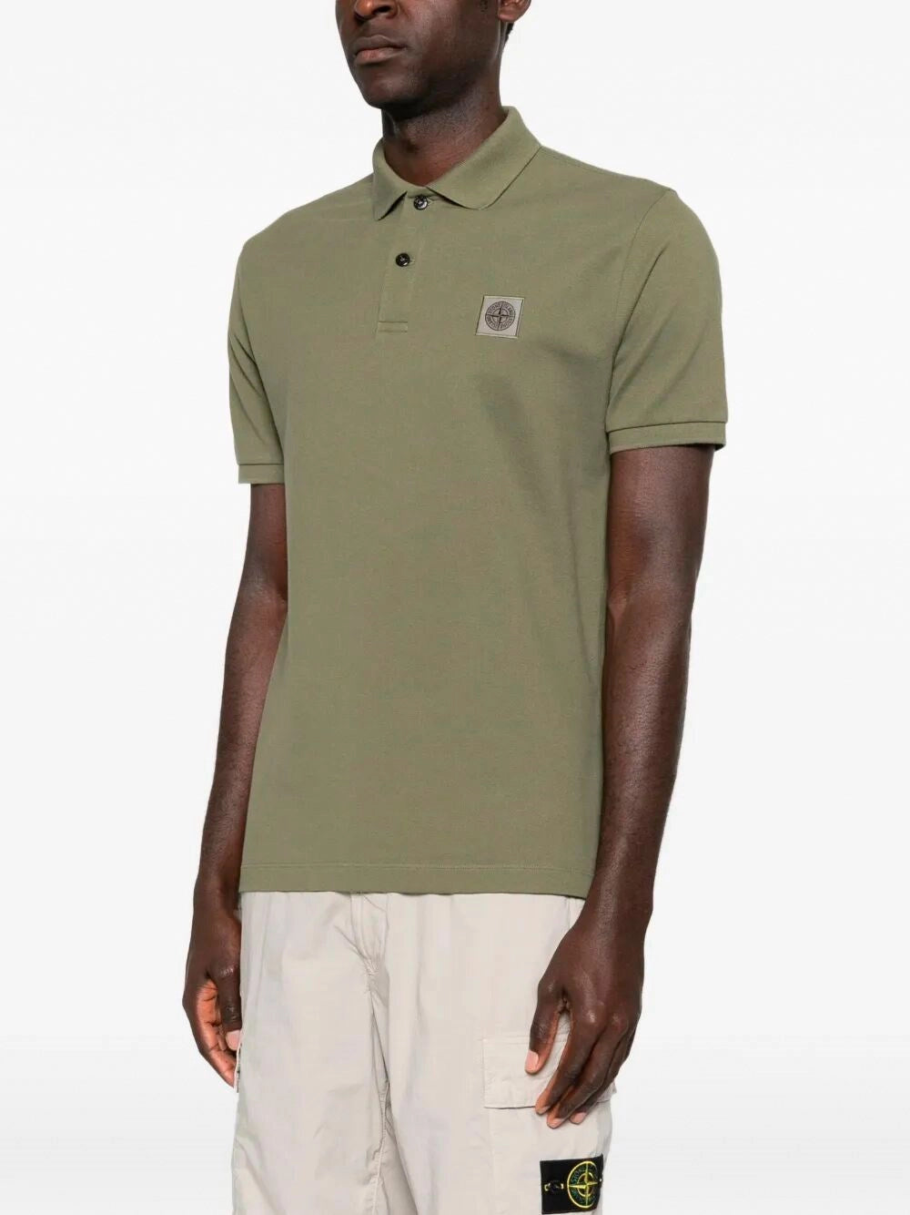 Stone Island Men 50/2 Organic Cotton Piquet Polo STONE ISLAND