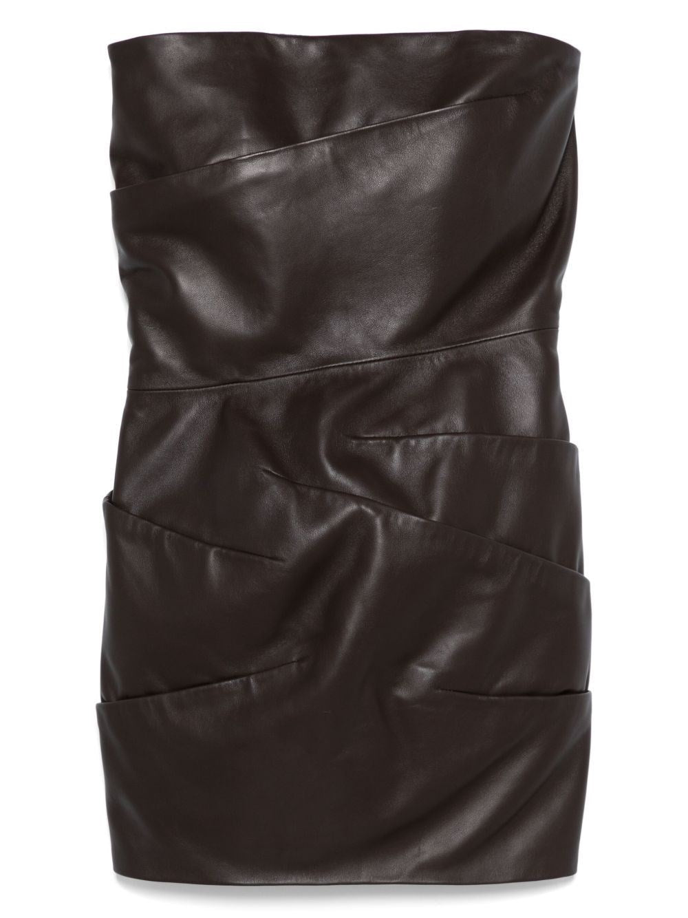 The Attico Women Leather Mini Dress THE ATTICO