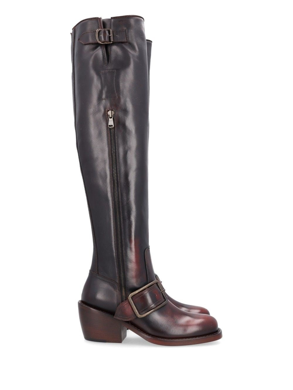 Dries Van Noten Women High Boots With A Buckle DRIES VAN NOTEN