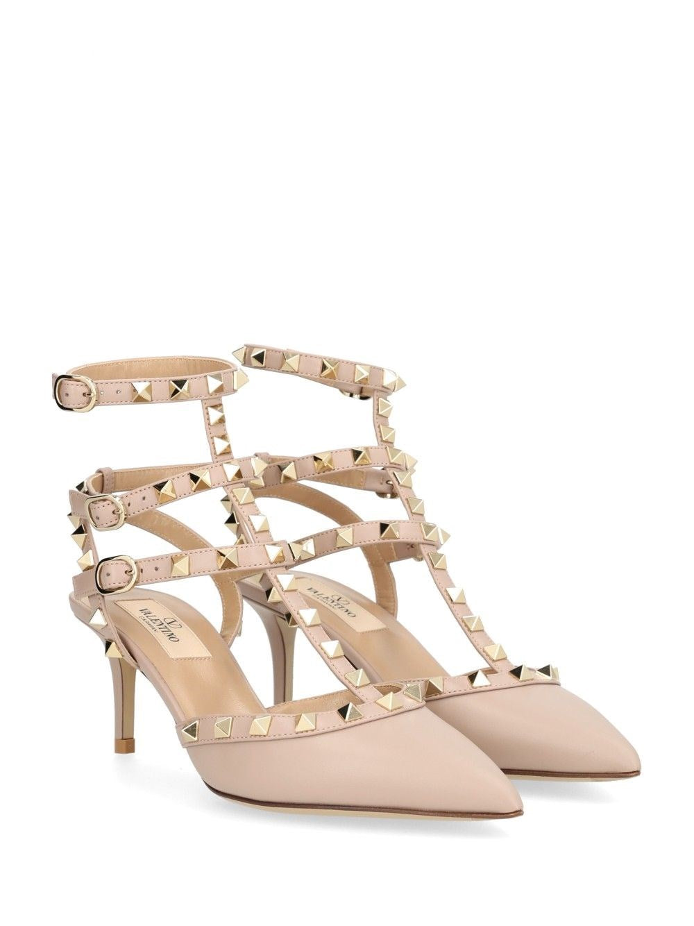 Valentino Garavani Women Rockstud Pumps With Straps VALENTINO GARAVANI
