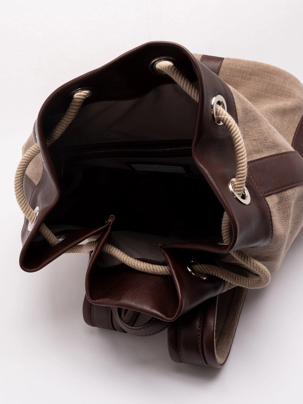 Brunello Cucinelli Men Drawstring Backpack BRUNELLO CUCINELLI