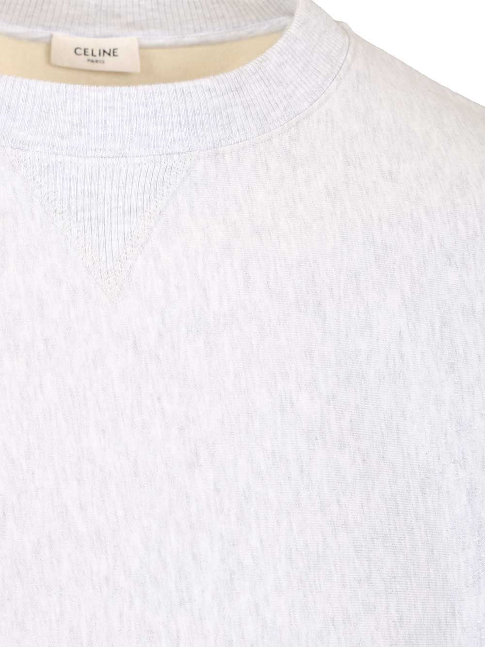 Celine Men Gray Cotton Sweatshirt CELINE