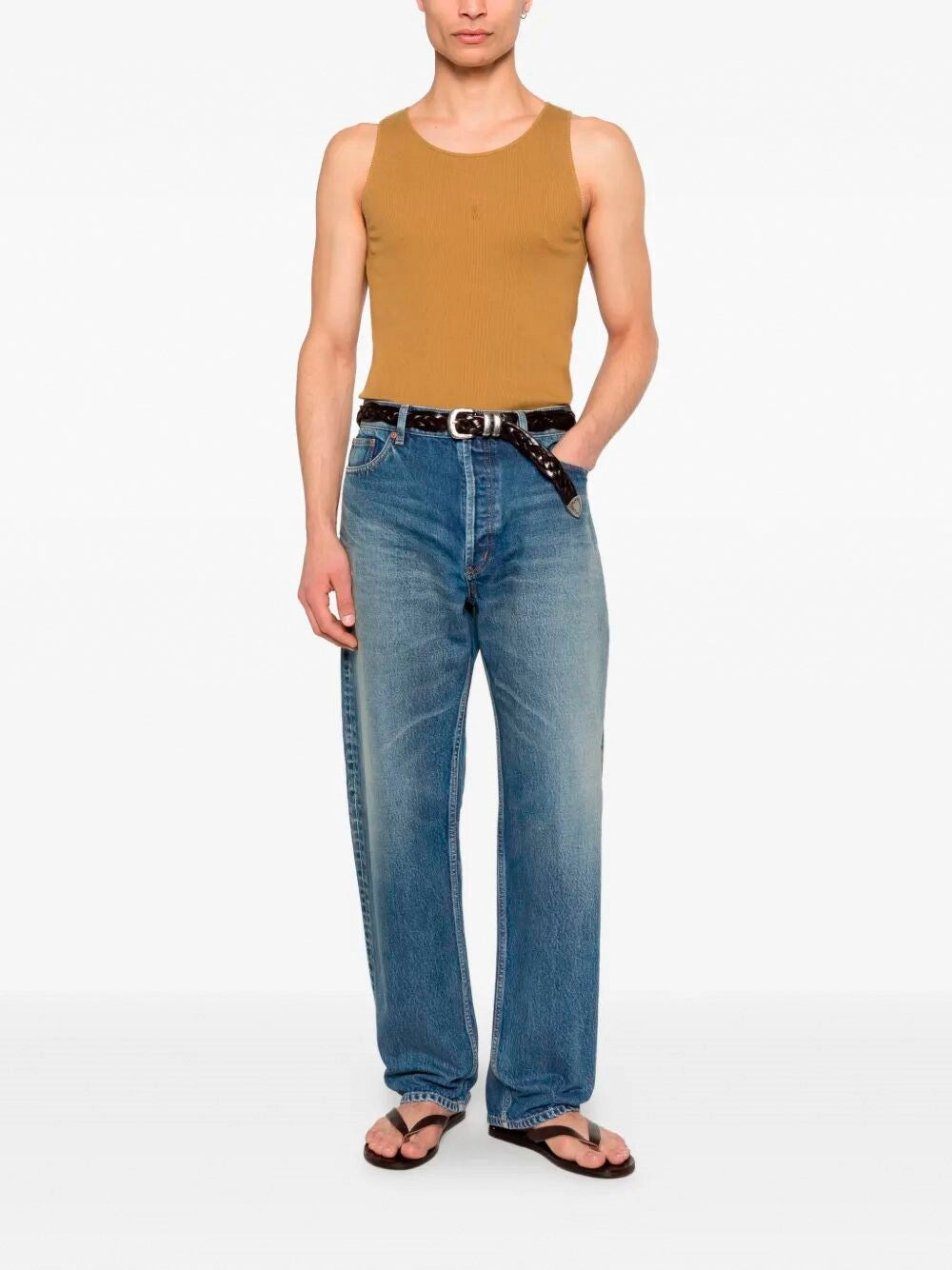 Saint Laurent Men High Rise Jeans SAINT LAURENT