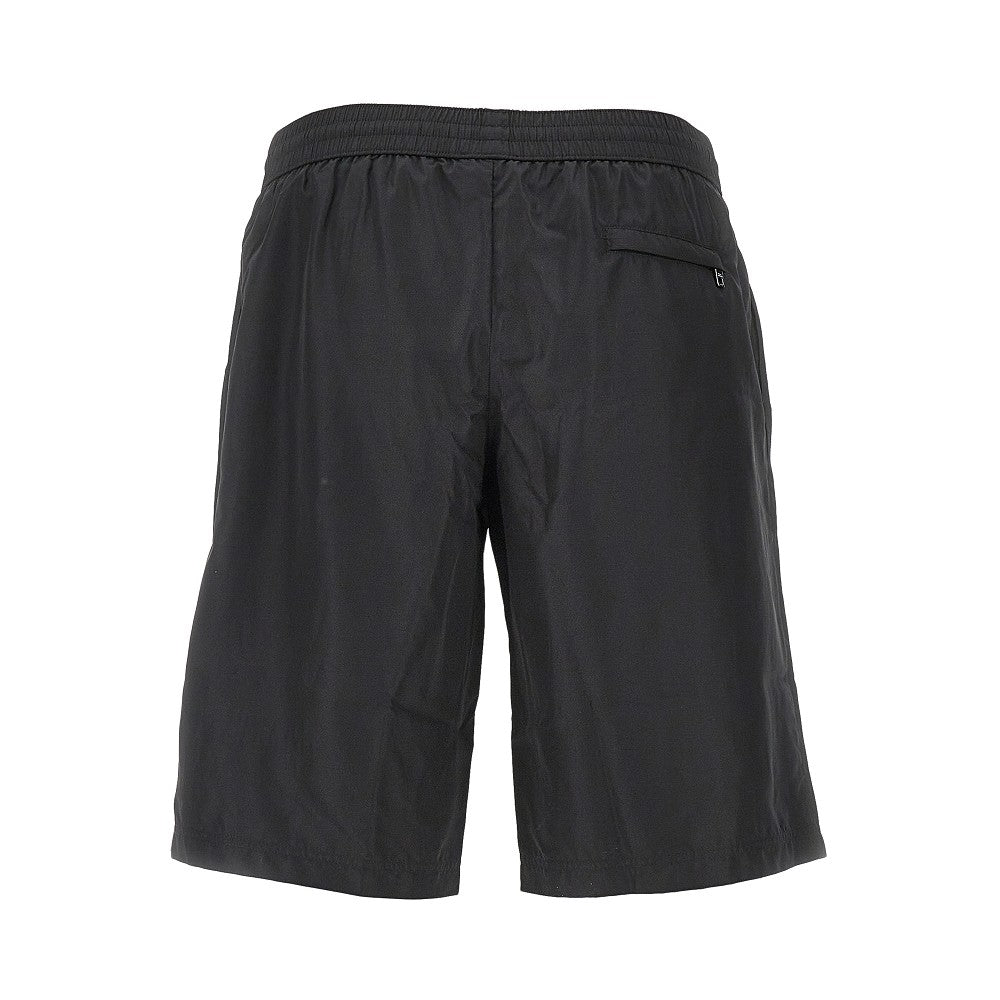 Dolce&Gabbana Men Swimshorts With Logo Plate DOLCE & GABBANA