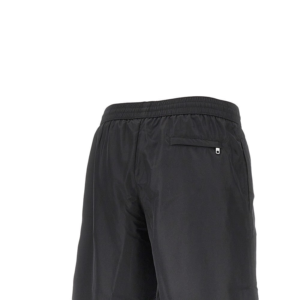 Dolce&Gabbana Men Swimshorts With Logo Plate DOLCE & GABBANA