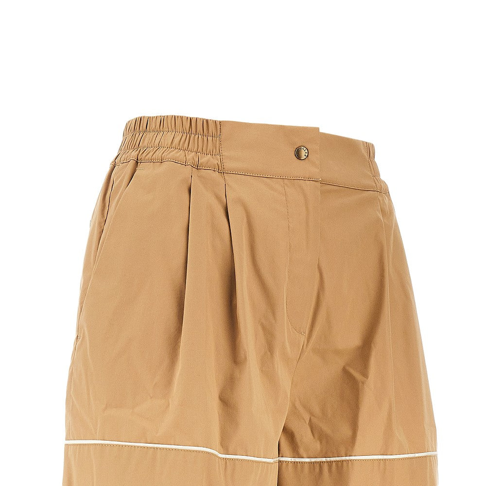 Moncler Women Cotton-Blend High-Rise Shorts MONCLER