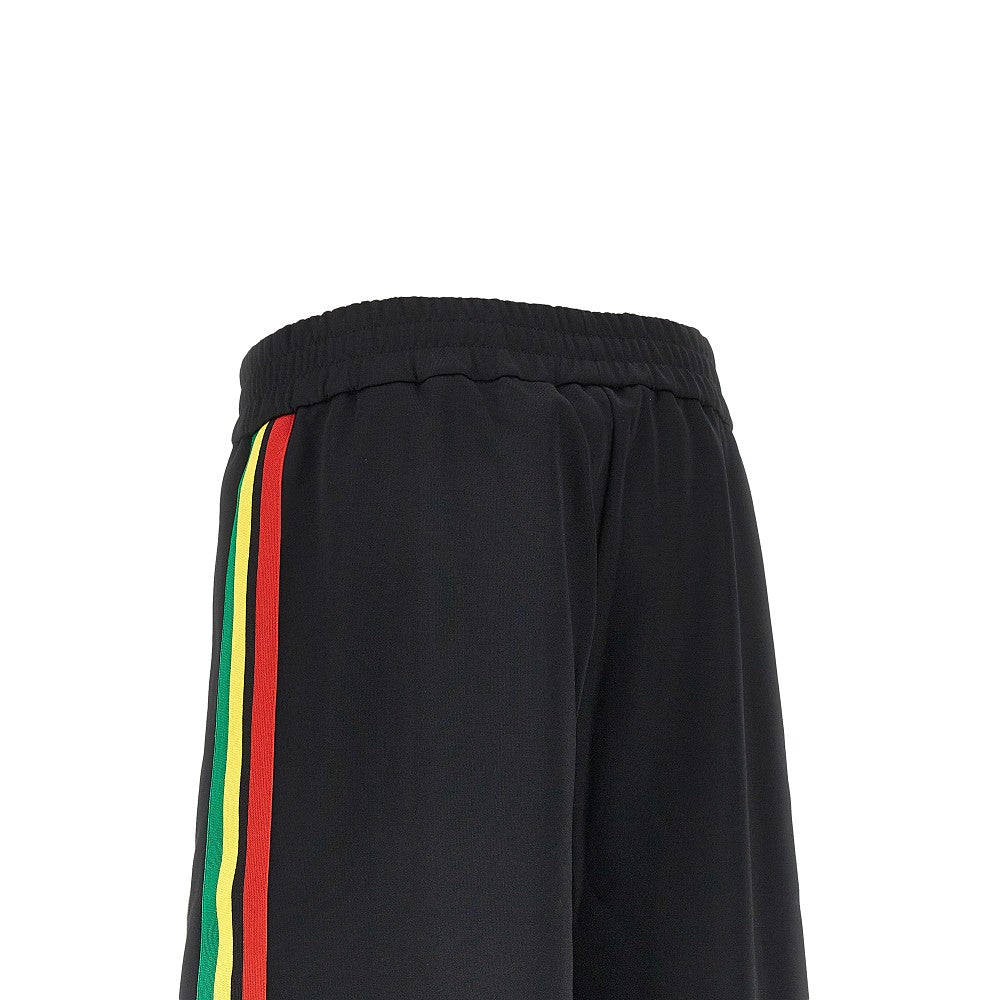 Palm Angels Men Vintage Band Classic Logo Track Shorts PALM ANGELS