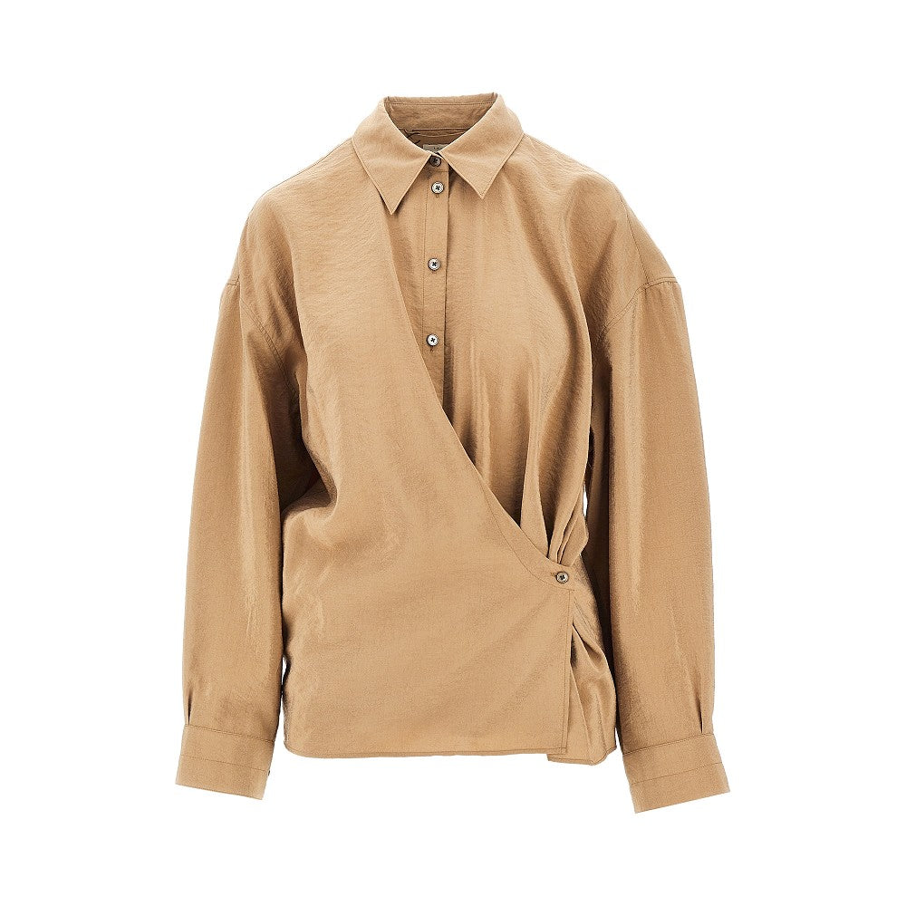 Lemaire Women Cotton And Silk Twisted Shirt LEMAIRE