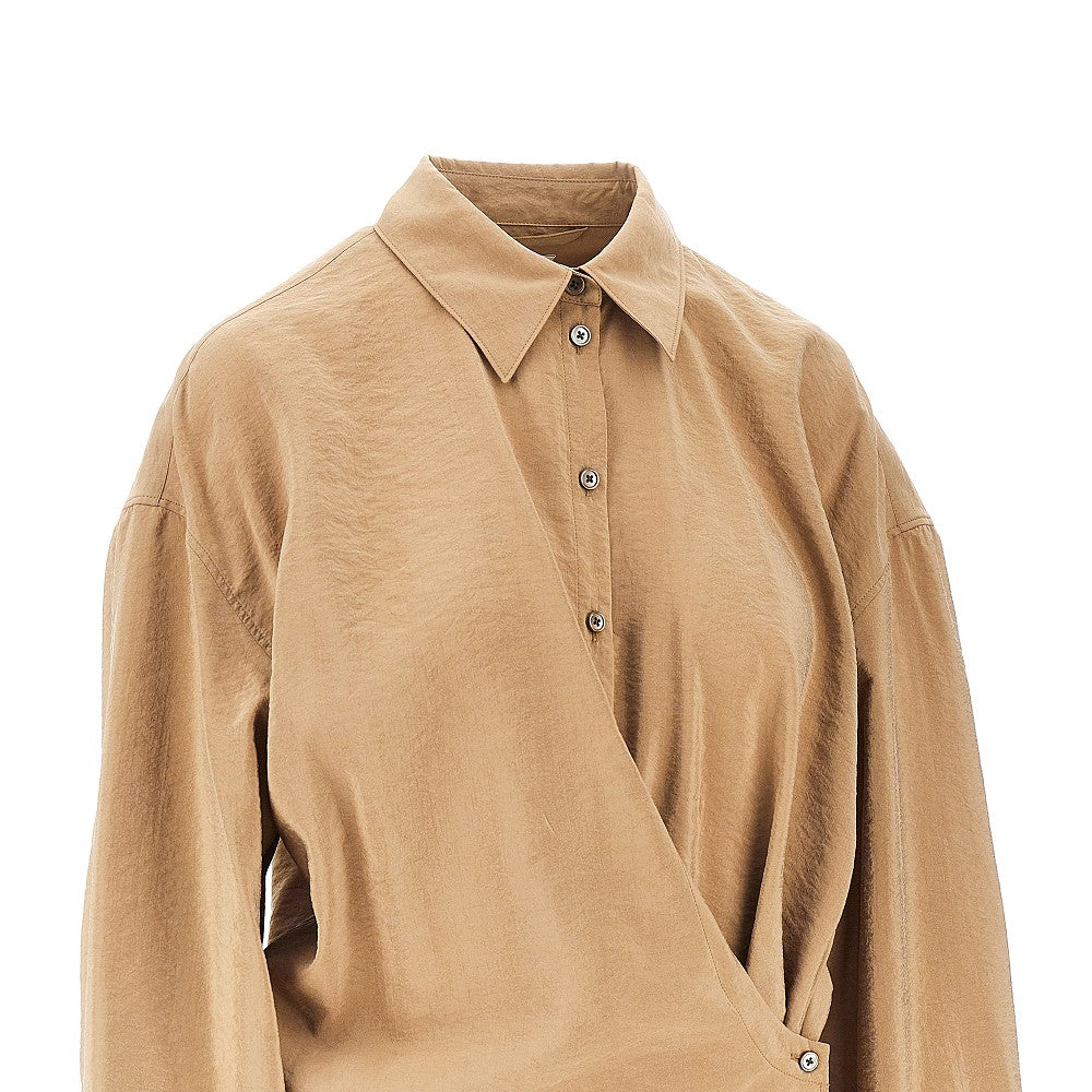 Lemaire Women Cotton And Silk Twisted Shirt LEMAIRE