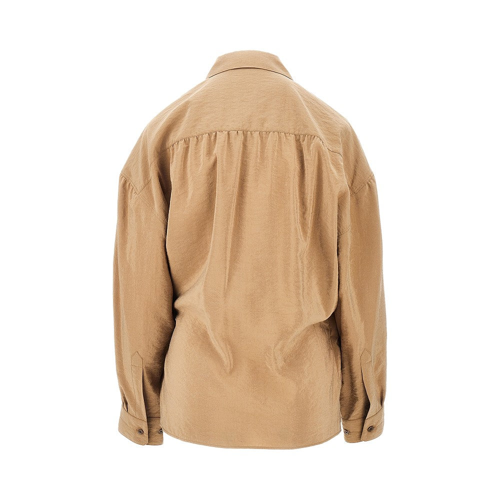 Lemaire Women Cotton And Silk Twisted Shirt LEMAIRE