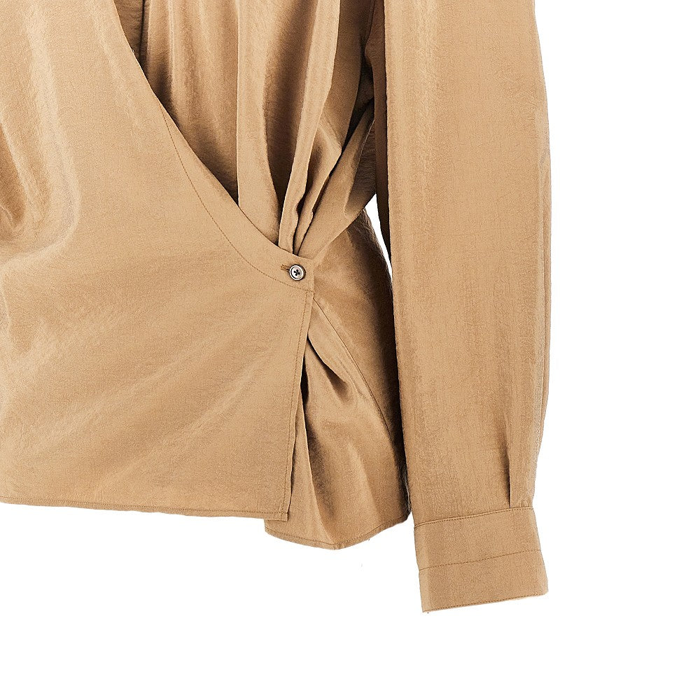 Lemaire Women Cotton And Silk Twisted Shirt LEMAIRE