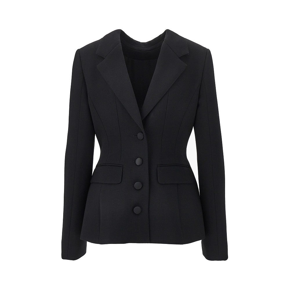 Dolce&Gabbana Women Wool Double Crepe Back To Front Jacket DOLCE & GABBANA