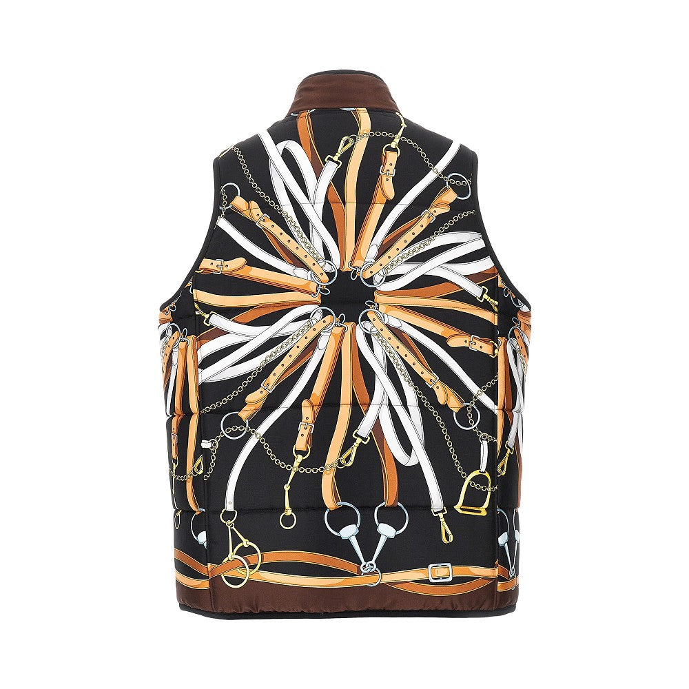 Gucci Women Silk And Cotton Twill Reversible Vest GUCCI