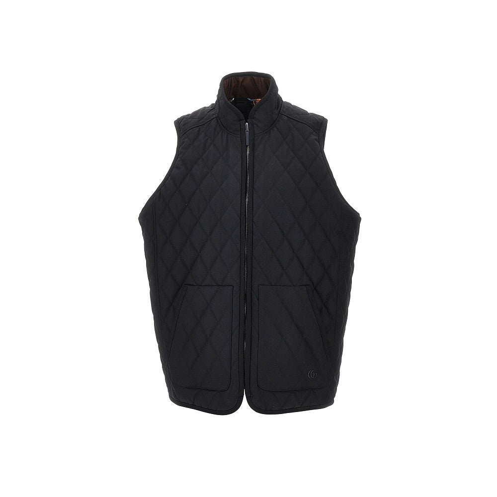 Gucci Women Silk And Cotton Twill Reversible Vest GUCCI