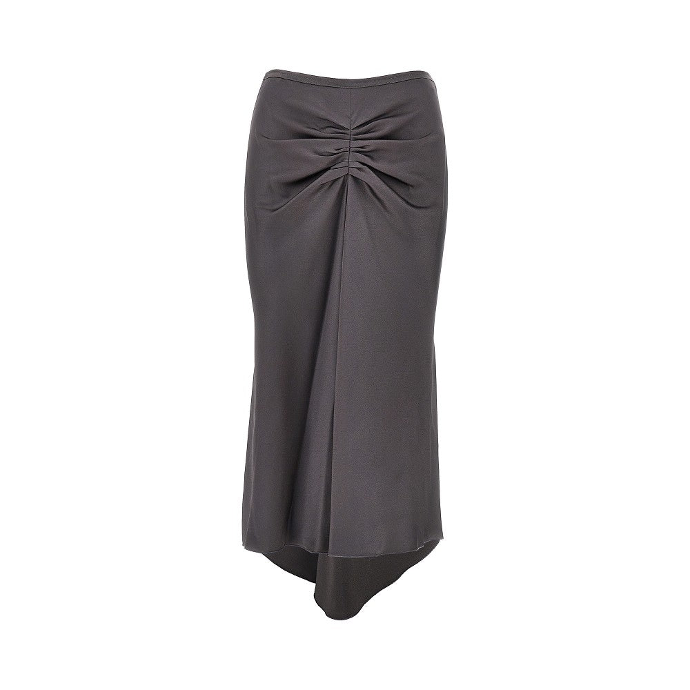 Victoria Beckham Women Crepe Back Satin Midi Skirt VICTORIA BECKHAM