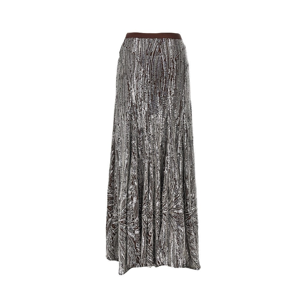 Rabanne Women Embroidered Long Skirt PACO RABANNE
