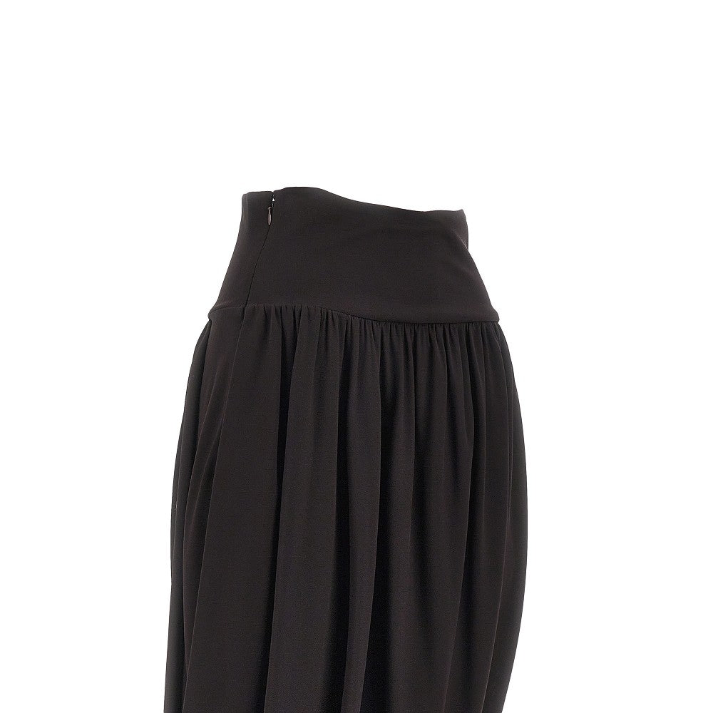 Alaia Women Draped Jersey Skirt ALAIA
