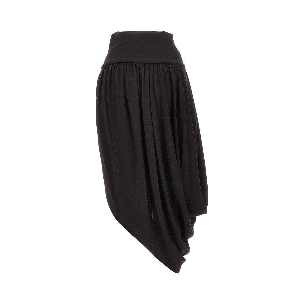 Alaia Women Draped Jersey Skirt ALAIA