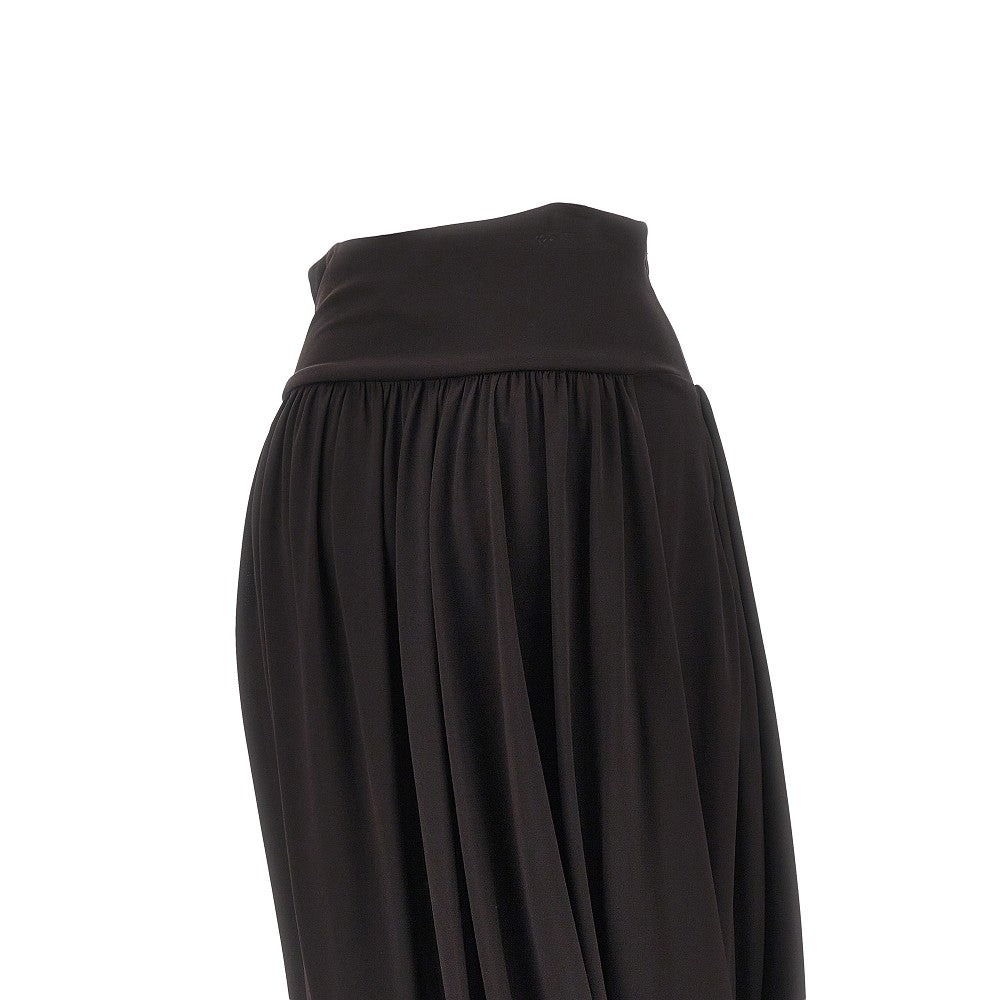 Alaia Women Draped Jersey Skirt ALAIA