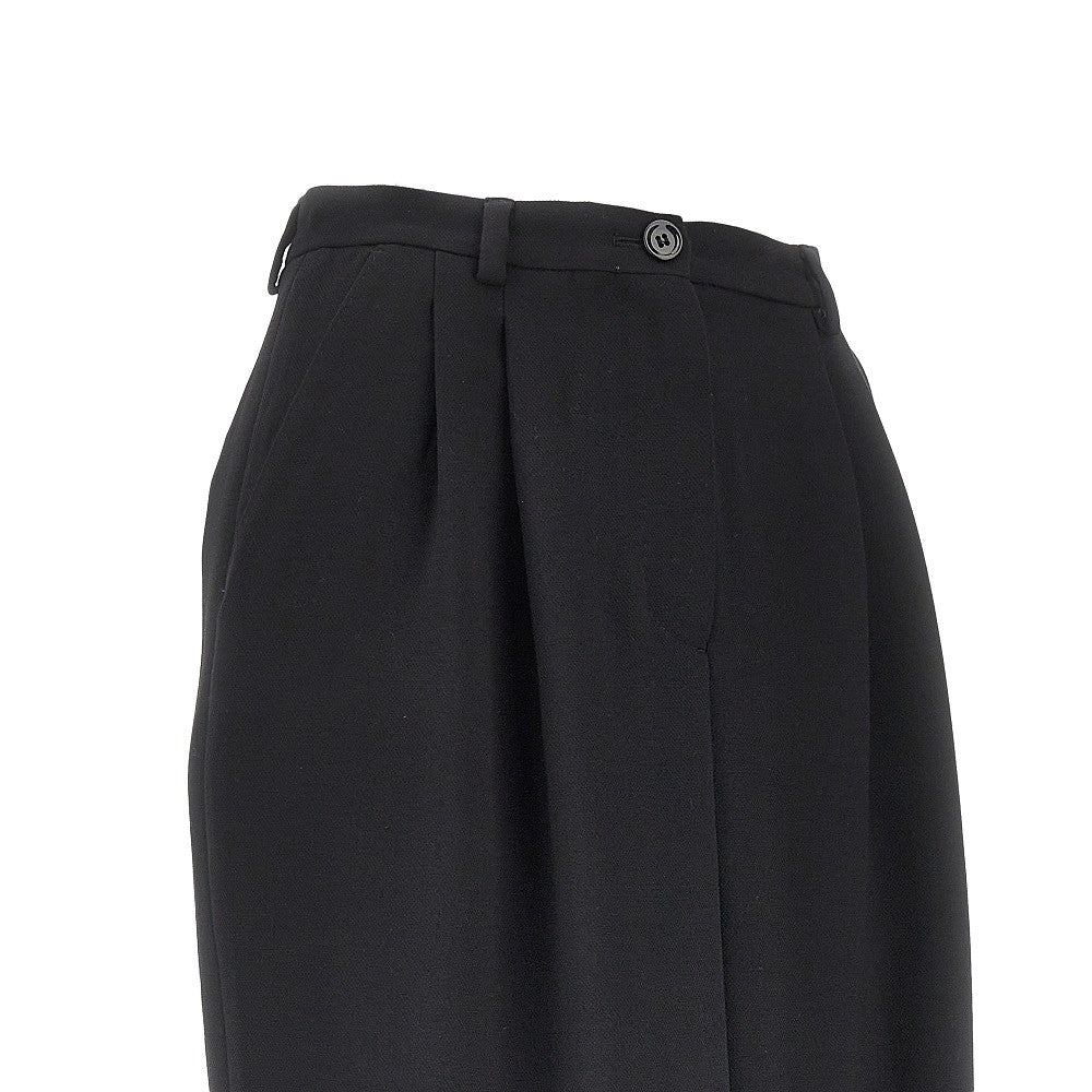 Dolce&Gabbana Women Grain De Poudre Wool Skirt DOLCE & GABBANA