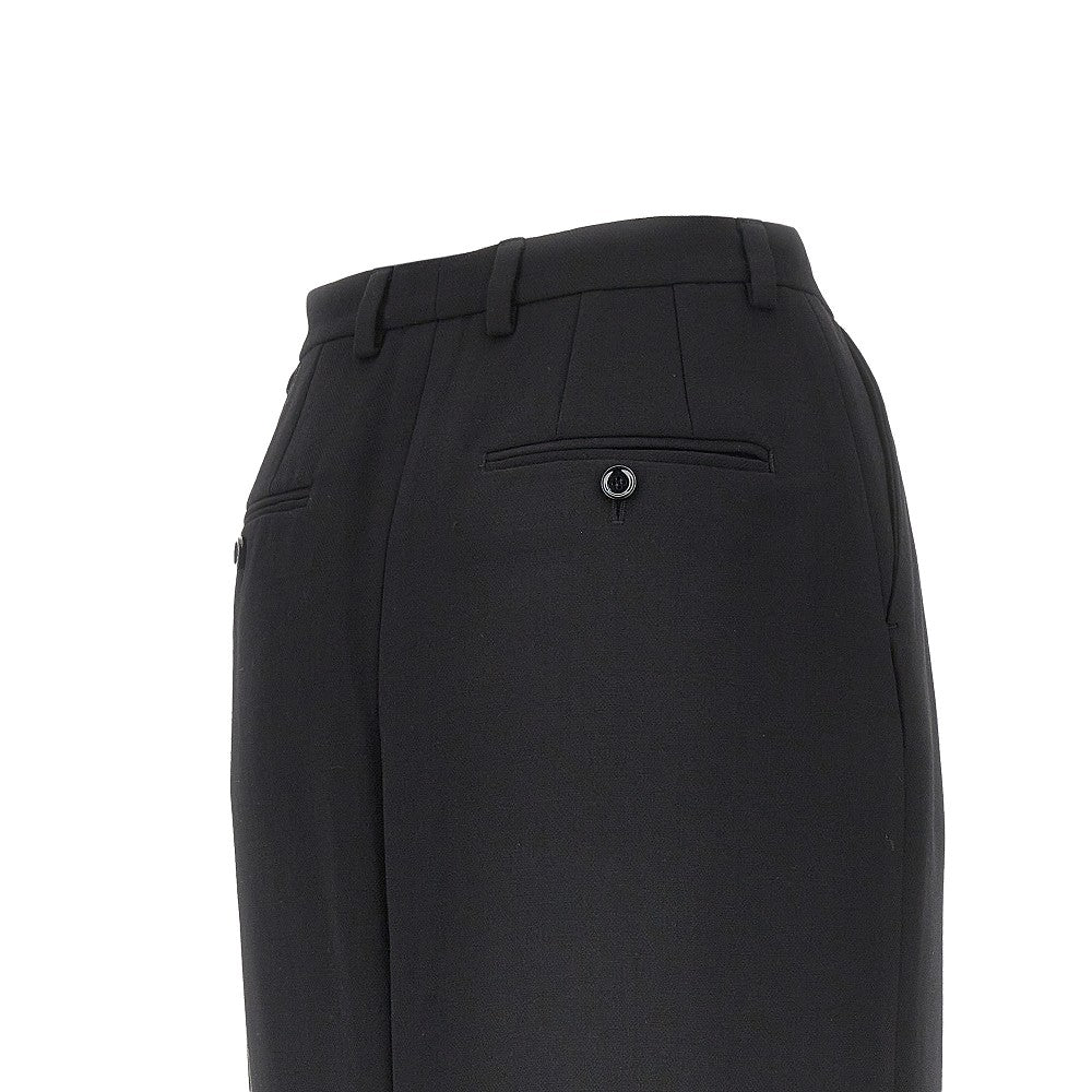 Dolce&Gabbana Women Grain De Poudre Wool Skirt DOLCE & GABBANA