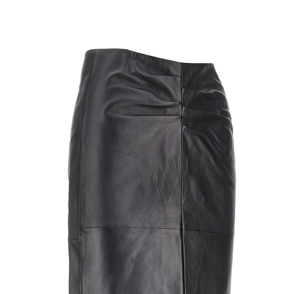 Isabel Marant Women 'Tuline' Leather Midi Skirt ISABEL MARANT