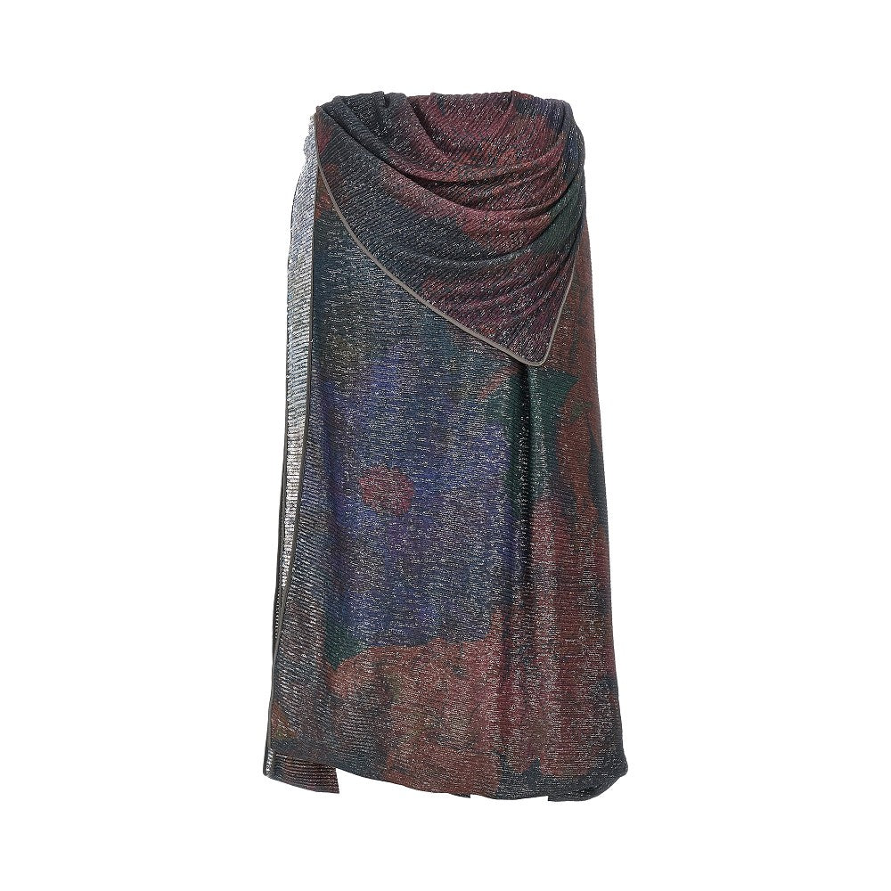Maison Margiela Women Sequinned Draped Midi Skirt MAISON MARGIELA